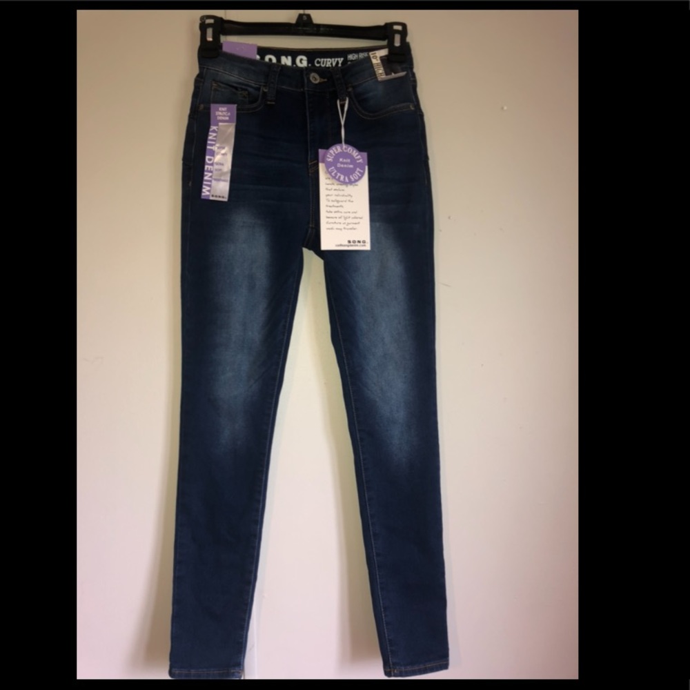 High rise skinny ankle jeans
